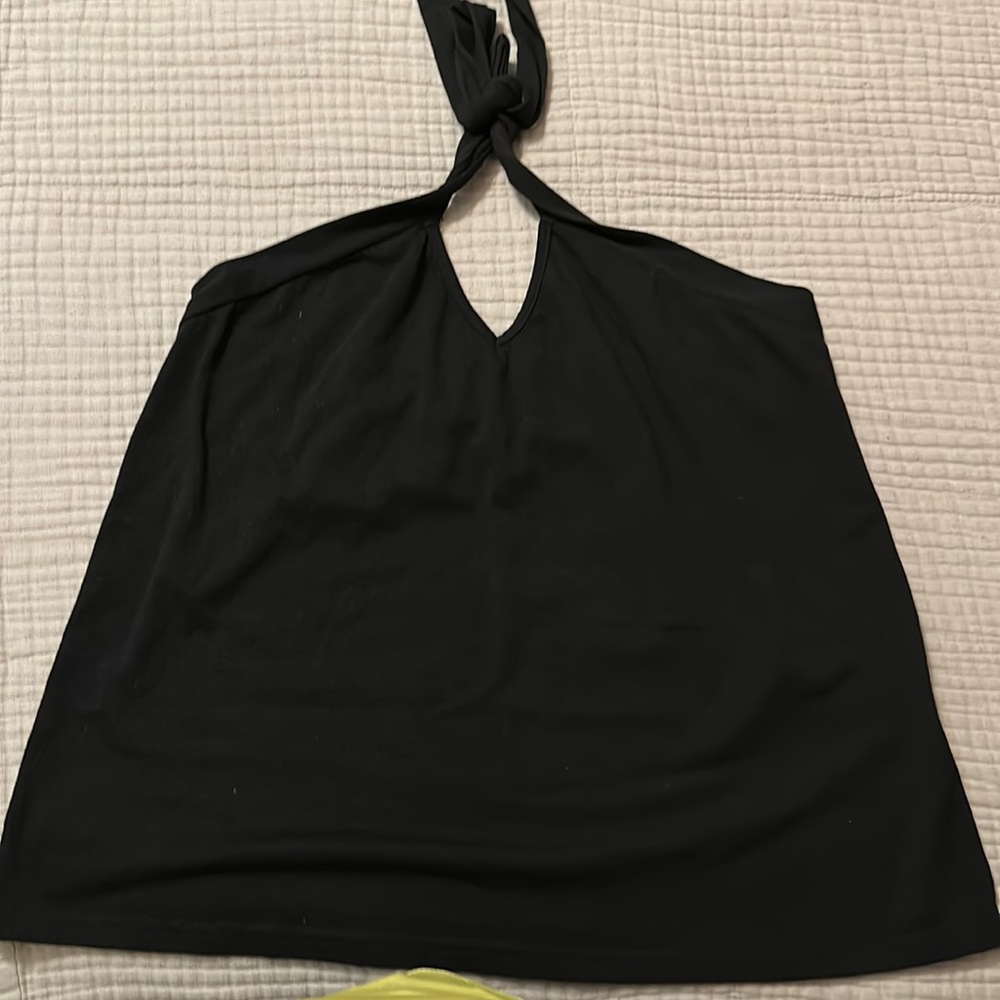 Women’s halter top tank xl black